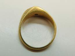 Signed Nova 14K Yellow Gold 0.21 CT Diamond Ring 8.8g alternative image