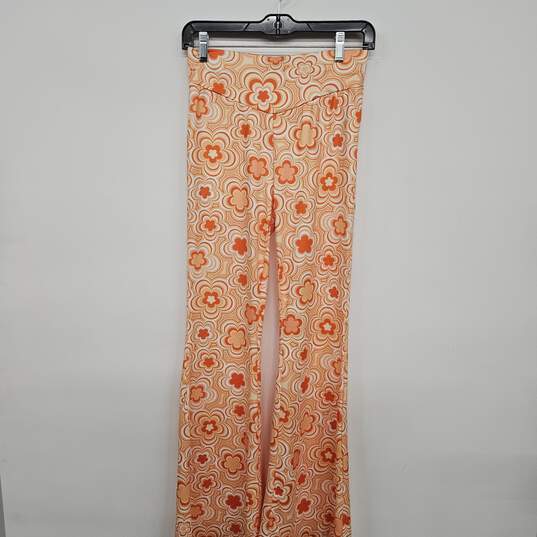 Casual Flowy Boho Pants Stretch Bell Bottom Wide image number 1
