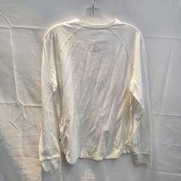 Good Man Brand White Pullover Long Sleeve Shirt NWT Size M alternative image