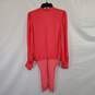 Marc NY Women Salmon Pink Button Up Blouse sz M image number 2