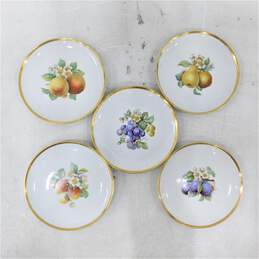 Hutschenreuther Bavaria Selb Fruits & Flowers Lunch Salad Plates
