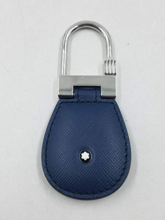 Authentic Montblanc Navy Meisterstuck Key Fob Keychain image number 2