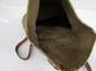Madewell Green Canvas Foldover Backpack Olive Green image number 2