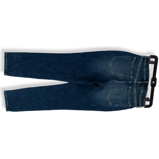 Womens Blue Medium Wash Denim Ultra High-Rise Slim Fit Skinny Jeans Sz 26P image number 2