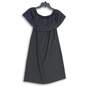 APT.9 Womens Black Sleeveless Off The Shoulder Pullover A-Line Dress Size XS image number 2