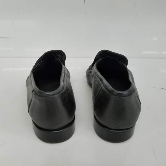 Bally Black Leather Loafers Size 5.5 image number 3