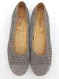 Women's Gabor Hovercraft Flats Gray Suede Cutout Shoes Slip On SZ. 7 image number 3