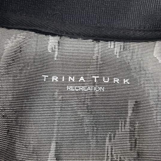 Women’s Trina Turk Recreation Bomber Jacket Sz XL image number 3