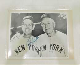 HOF Enos Slaughter Autographed 8x10 w/ COA Yankees Cardinals alternative image