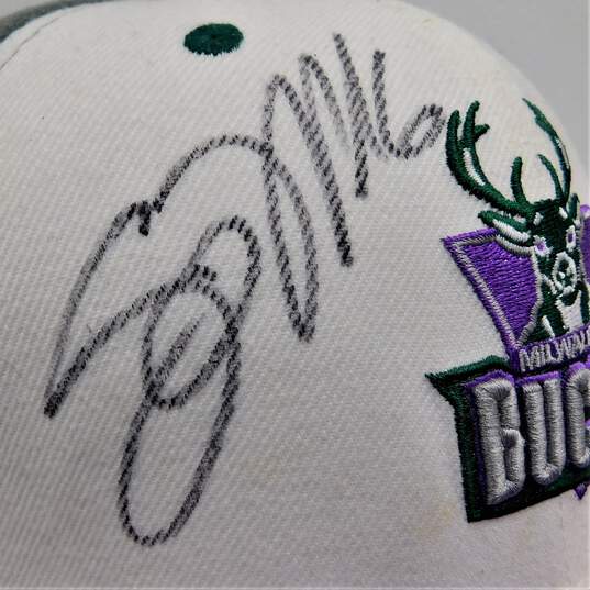 Steve Novak Autographed Milwaukee Bucks Hat image number 2