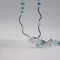 Sterling Silver Glass Beaded Necklace 43.9g image number 2