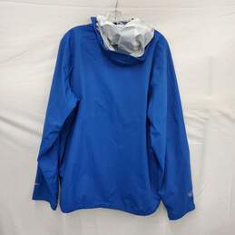 Mountain Hardwear WM's Blue Hood Zipper Windbreaker Size XL alternative image
