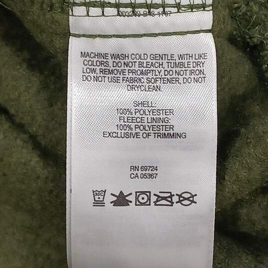 Columbia Men's Green 1/4 Zip Pullover Fleece Jacket Size XL image number 4