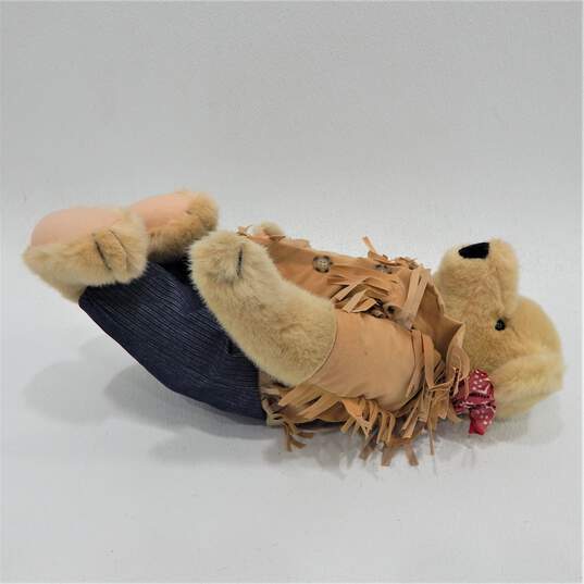 Vintage Wild West Cornelius Vanderbear Cowboy Plush Stuffed Animal Teddy Bear image number 6