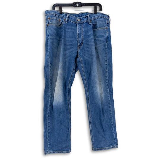 Mens Blue 541 Medium Wash Pockets Denim Straight Jeans Size 36X30 image number 1