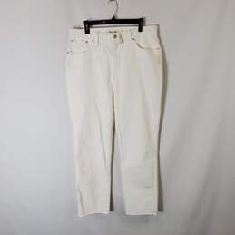 Madewell Men White Straight Jeans NWT sz 32