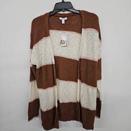Multicolor Wrap Sweater Cardigan