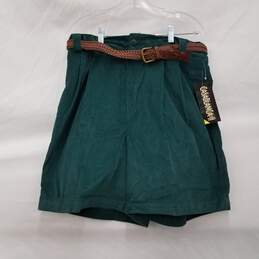Casablanca II Vintage Corduroy Shorts w/ Belt Size NWT 18W/ 32
