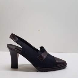 Vintage Donna Karan Slingback Pump Heels Shoes Size 7 B