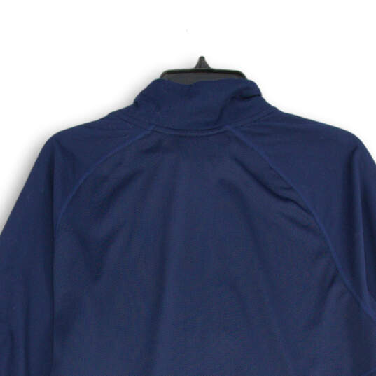 Mens Blue NFL Chicago Bears Long Sleeve Football Athletic Jacket Size XXL image number 4