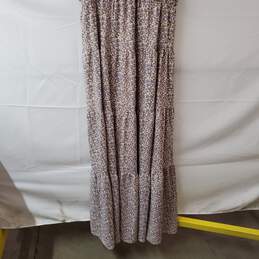 English Factory Floral Ruffle Sleeve Maxi Dress Women's LG NWT alternative image