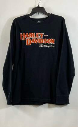Harley Davidson Black Long Sleeve - Size X Large