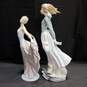 Pair of Lladro Daisa Porcelain Figurines Dancer & Gentle Breeze image number 3