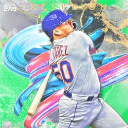 2023 Francisco Alvarez Topps Inception Green Rookie NY Mets alternative image