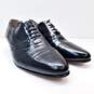 Giogio Brutini Mens Cortland Leather Cap Toe Oxford Dress Shoes 10.5 Navy Blue image number 3