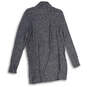 Womens Gray Heather Long Sleeve Open Front Cardigan Sweater Size M image number 2