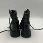 Mens Adie 2 Black Leather Round Toe Lace-Up Mid Calf Combat Boots Size 10 M image number 2
