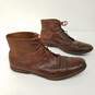 Timberland Cognac Brown Leather Lace Up Boots Men's Size 10 image number 3