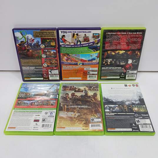 Bundle of 6 Xbox 360 Video Games (2 Kinect Games) image number 2