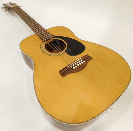 VNTG Yamaha Brand FG-230 Model 12-String Wooden Acoustic Guitar w/ Hard Case image number 6