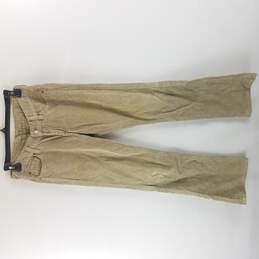 7 For All Mankind Women Tan Corduroy Pants 26