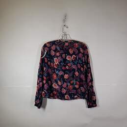 Womens Floral Regular Fit Long Sleeve Blouse Top Size Small alternative image