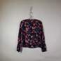 Womens Floral Regular Fit Long Sleeve Blouse Top Size Small image number 2