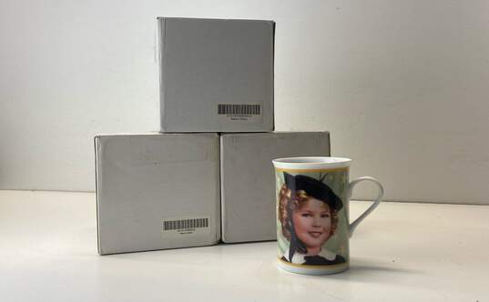 3 Shirly Temple Porcelain Collector's Mugs image number 1