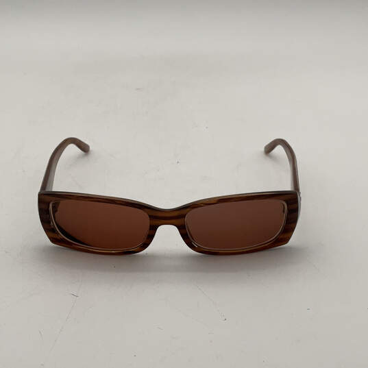 Womens RB4067 Brown UV Protection Polarized Full-Rim Rectangle Sunglasses image number 3
