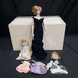 Franklin Mint, Princess Diana Doll In Storage Box w/ Accessories alternative image