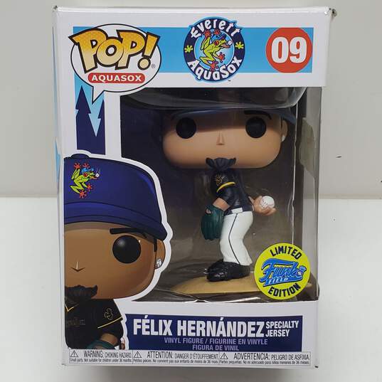 Funko POP Aquasox Felix Hernandez Specialty Jersey IOB image number 1