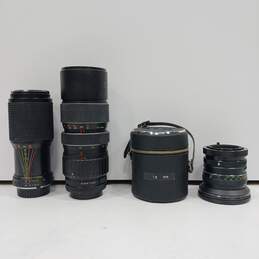 Bundle of 3 Assorted Camera Lenses