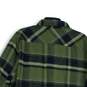 NWT Genuine Dickies Mens Green Plaid Spread Collar Button-Up Shirt Size Large image number 4