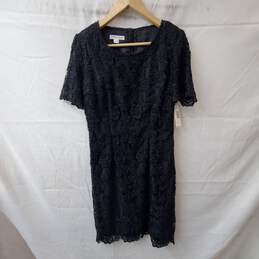 Pendleton Black Floral Lace Dress Size 6