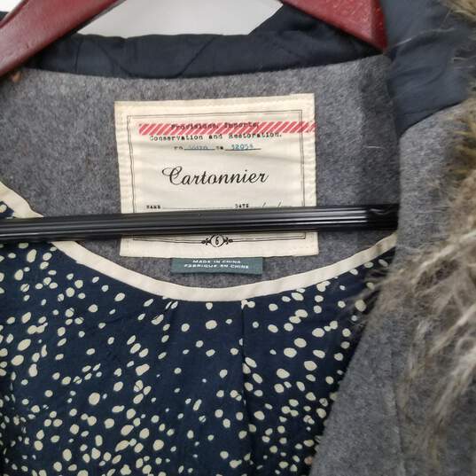 Anthropologie Cartonnier Wool Blend Jacket Size 6 image number 3