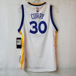 Adidas NBA Basketball Jersey Curry no. 30 White Kids Sized L alternative image