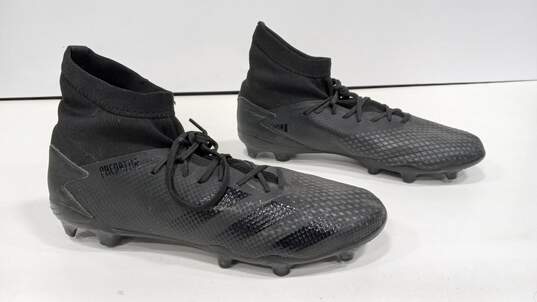 Adidas Predator Black Soccer Cleats Men's Size 10 image number 1