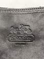 Authentic Womens Black Leather Adjustable Strap Inner Pockets Hobo Bag image number 4