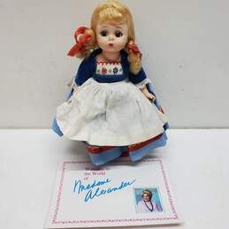 Vintage Madame Alexander Dutch 7 Inch Sleepy Eyes Plastic Doll