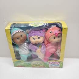 Cabbage Patch Kids Exotic Friends 190 Cleo Shark 189 Archie Hippo 136 Rosalie Flamingo